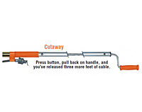 Hand Operated Drain Cleaners - Hexagonal Guide Tube