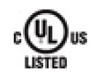 UL Listed for Canada and US